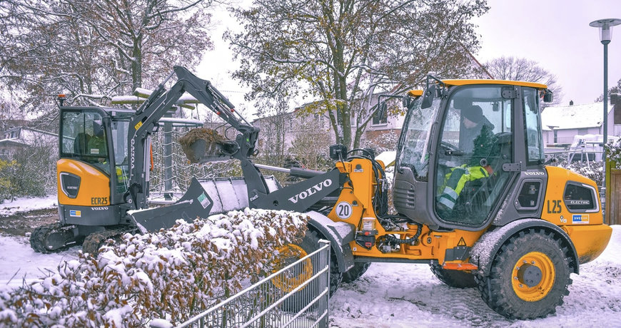 VOLVO CE: Mit dem Ziel weitreichender E-Mobilität hat die Stadt Hannover ein ambitioniertes Programm gestartet